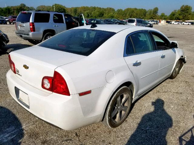1G1ZC5E04CF268239 - 2012 CHEVROLET MALIBU 1LT 白色 照片 4