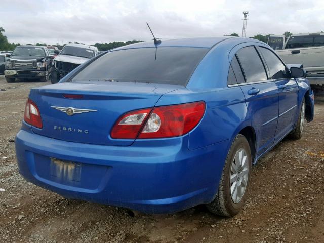 1C3LC46K67N539857 - 2007 CHRYSLER SEBRING BLUE photo 4