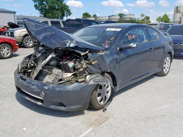 JTKDE177370169105 - 2007 TOYOTA SCION TC ნაცრისფერი ფოტო 2