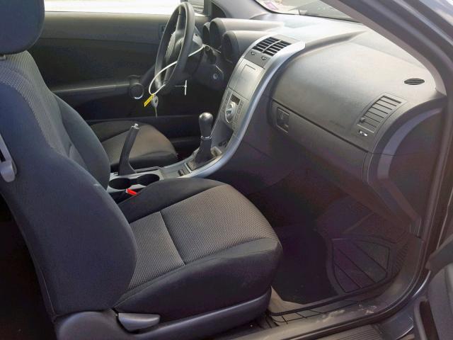 JTKDE177370169105 - 2007 TOYOTA SCION TC ნაცრისფერი ფოტო 5