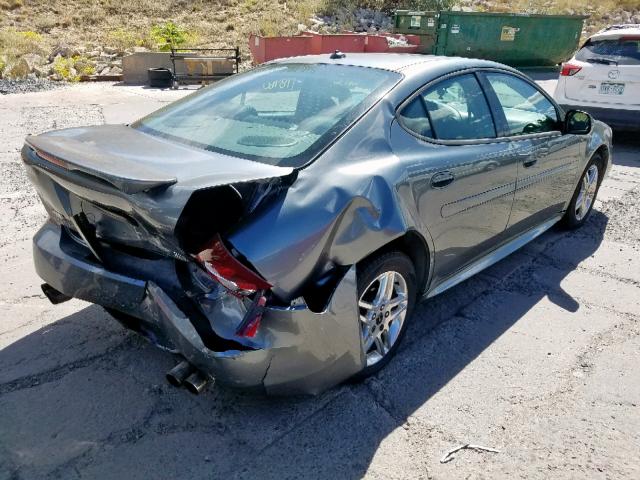 2G2WR544051180073 - 2005 PONTIAC GRAND PRIX GRAY photo 4