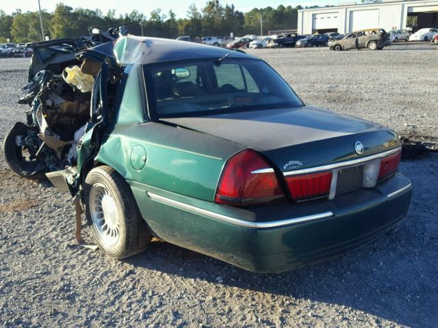 2MEFM75W8YX735129 - 2000 MERCURY GRAND MARQ GREEN photo 3