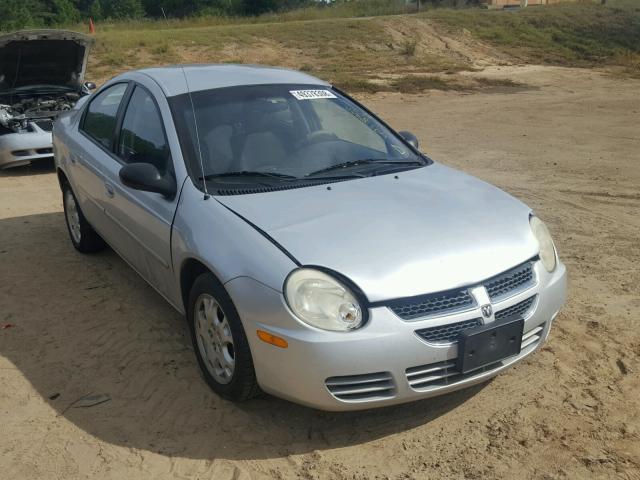 1B3ES56C64D505202 - 2004 DODGE NEON SXT SILVER photo 1