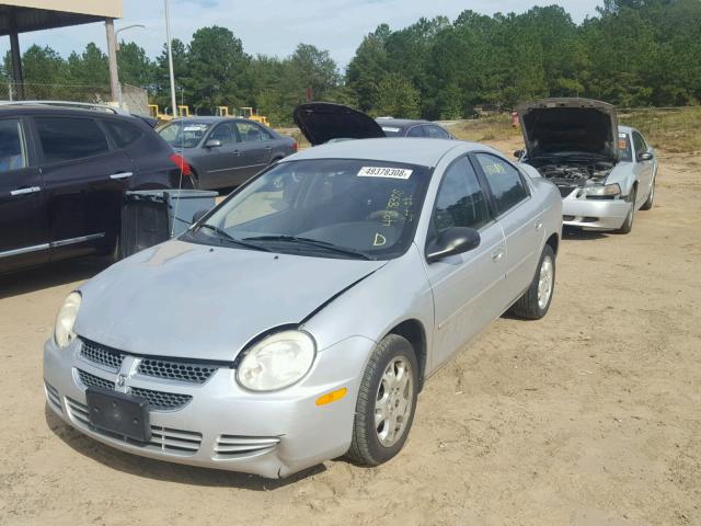 1B3ES56C64D505202 - 2004 DODGE NEON SXT SILVER photo 2