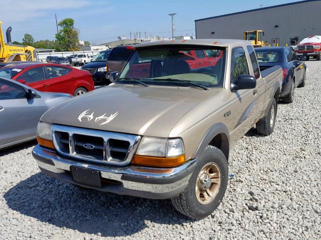 1FTZR15V0YPA85531 - 2000 FORD RANGER SUP TAN photo 2