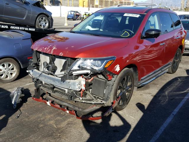 5N1DR2MN5HC658959 - 2017 NISSAN PATHFINDER RED photo 2