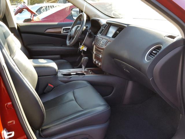 5N1DR2MN5HC658959 - 2017 NISSAN PATHFINDER RED photo 5