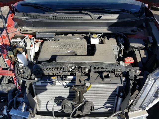 5N1DR2MN5HC658959 - 2017 NISSAN PATHFINDER RED photo 7