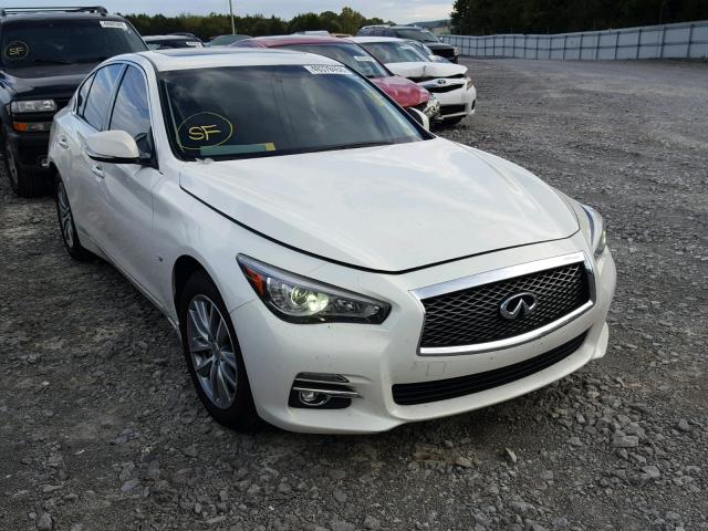 JN1BV7AR1FM392779 - 2015 INFINITI Q50 BASE WHITE photo 1