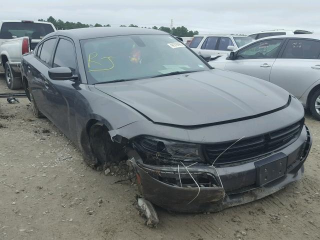 2C3CDXHGXFH777936 - 2015 DODGE CHARGER SX GRAY photo 1