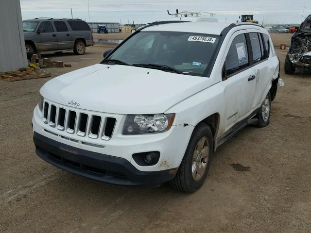 1C4NJCBA9ED744707 - 2014 JEEP COMPASS SP 白色 照片 2