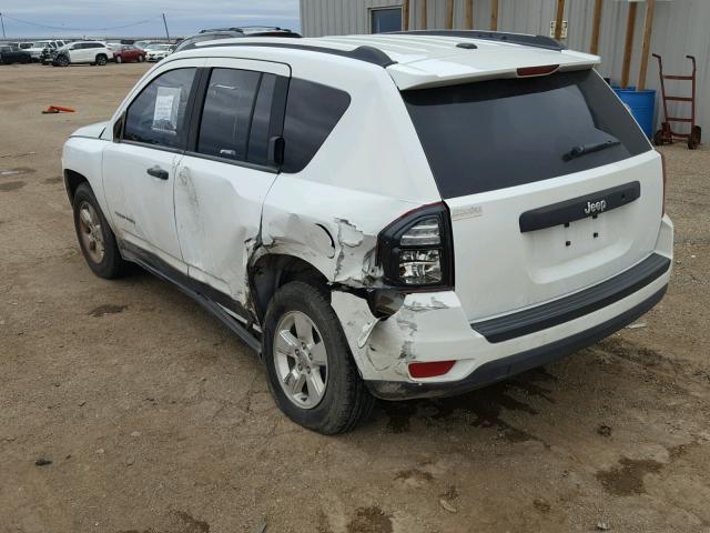 1C4NJCBA9ED744707 - 2014 JEEP COMPASS SP 白色 照片 3