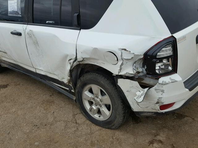 1C4NJCBA9ED744707 - 2014 JEEP COMPASS SP 白色 照片 9