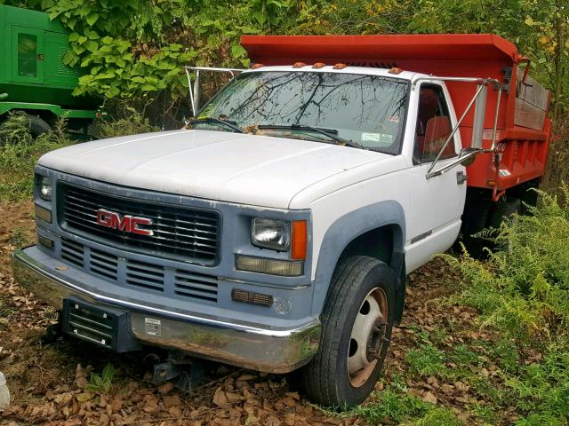 3GDKC34F32M107510 - 2002 GMC SIERRA C35 TWO TONE photo 2