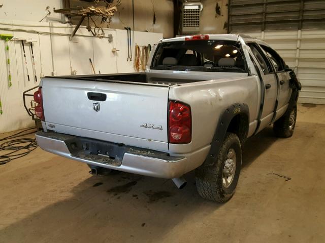 3D7KS28A38G151004 - 2008 DODGE RAM 2500 S ვერცხლისფერი ფოტო 4