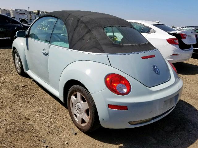 3VWSG31Y86M322771 - 2006 VOLKSWAGEN NEW BEETLE ლურჯი ფოტო 3