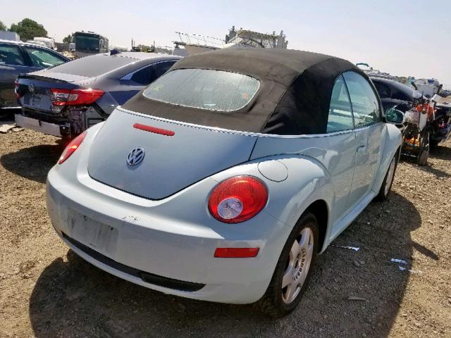 3VWSG31Y86M322771 - 2006 VOLKSWAGEN NEW BEETLE ლურჯი ფოტო 4