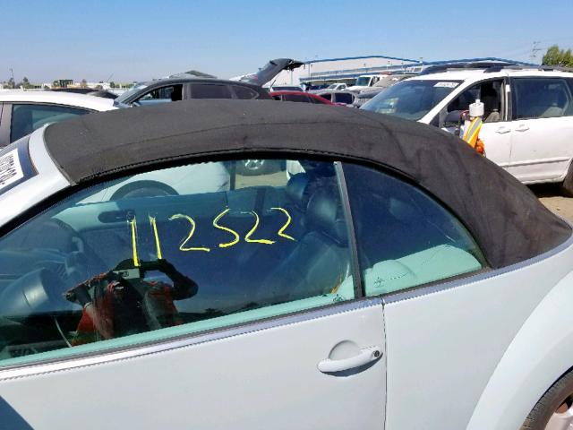 3VWSG31Y86M322771 - 2006 VOLKSWAGEN NEW BEETLE ლურჯი ფოტო 9