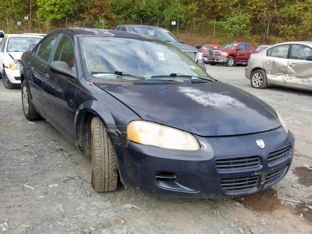 1B3EL36X43N579098 - 2003 DODGE STRATUS SE BLUE photo 1