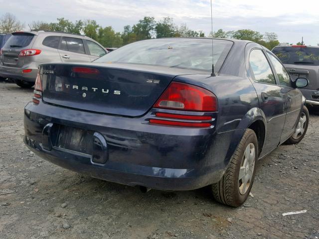 1B3EL36X43N579098 - 2003 DODGE STRATUS SE BLUE photo 4