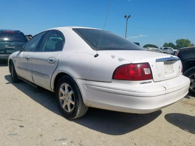 1MEFM55S5YA629263 - 2000 MERCURY SABLE LS P WHITE photo 3