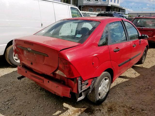 1FAFP33P12W305609 - 2002 FORD FOCUS LX RED photo 4
