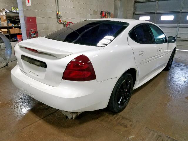 2G2WP552261116119 - 2006 PONTIAC GRAND PRIX WHITE photo 4