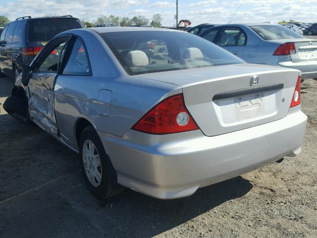 1HGEM22184L040716 - 2004 HONDA CIVIC DX V SILVER photo 3