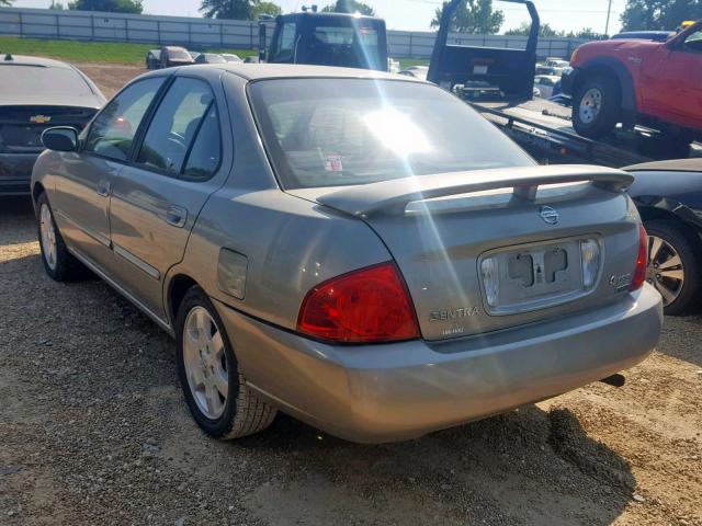 3N1CB51A36L479489 - 2006 NISSAN SENTRA 1.8 BEIGE photo 3