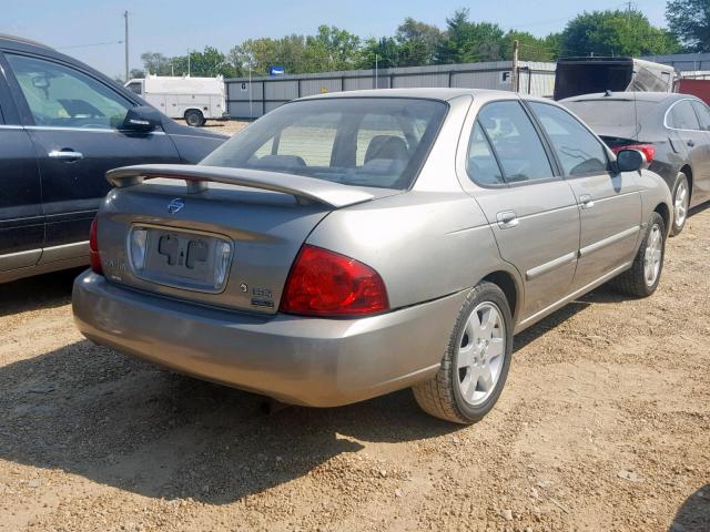 3N1CB51A36L479489 - 2006 NISSAN SENTRA 1.8 BEIGE photo 4