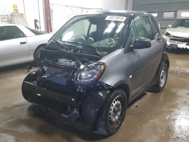 WMEFJ5DAXGK056065 - 2016 SMART FORTWO BLACK photo 2