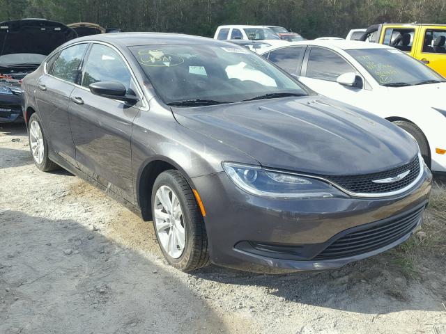 1C3CCCFB2GN183126 - 2016 CHRYSLER 200 LX GRAY photo 1