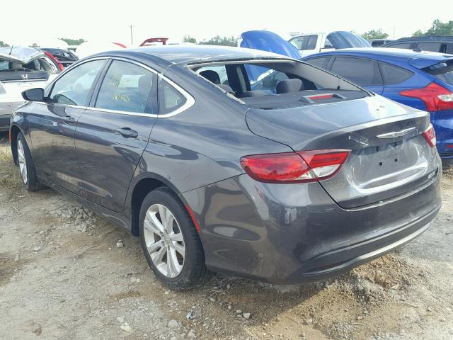 1C3CCCFB2GN183126 - 2016 CHRYSLER 200 LX GRAY photo 3