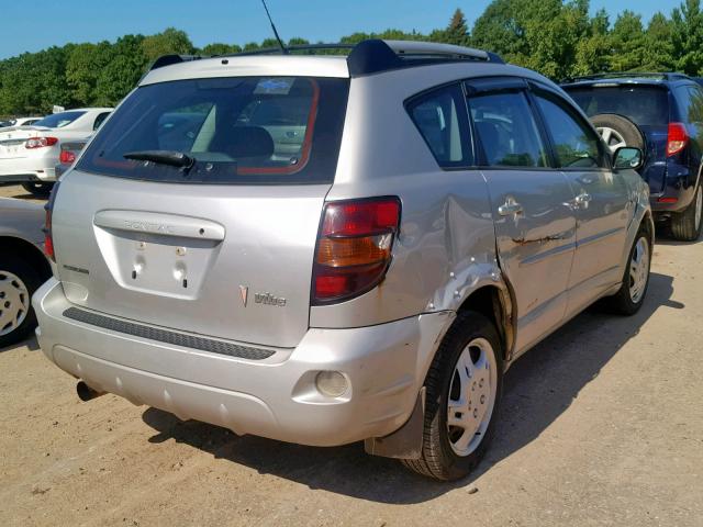 5Y2SM64873Z450342 - 2003 PONTIAC VIBE SILVER photo 4