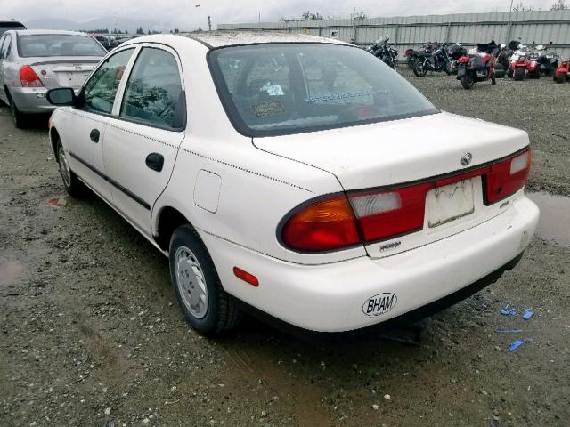 JM1BC1411V0121877 - 1997 MAZDA PROTEGE DX WHITE photo 3