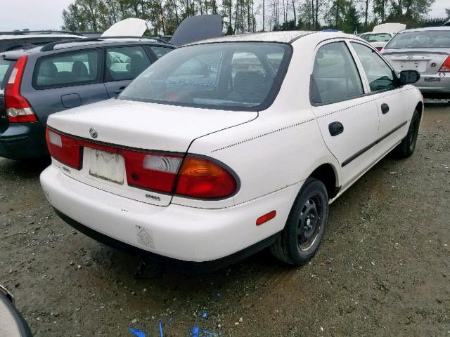 JM1BC1411V0121877 - 1997 MAZDA PROTEGE DX WHITE photo 4