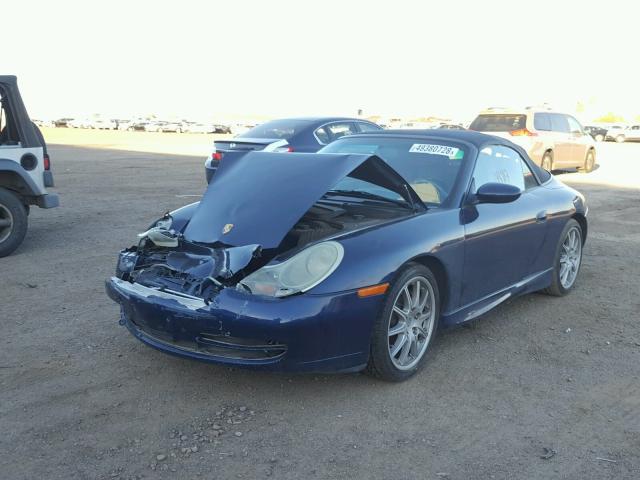 WP0CA29921S653250 - 2001 PORSCHE 911 CARRER BLUE photo 2