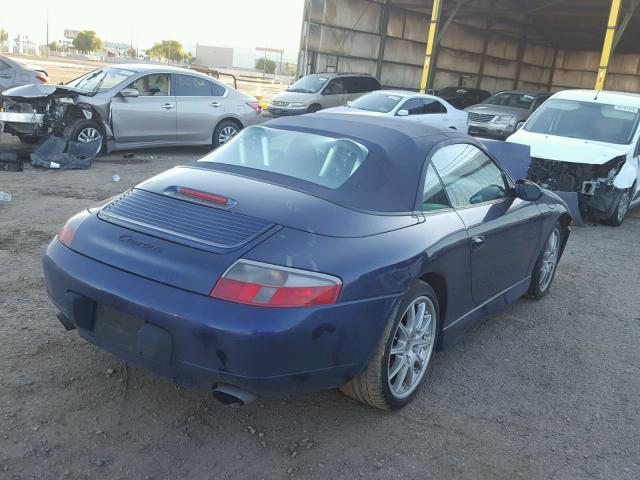 WP0CA29921S653250 - 2001 PORSCHE 911 CARRER BLUE photo 4