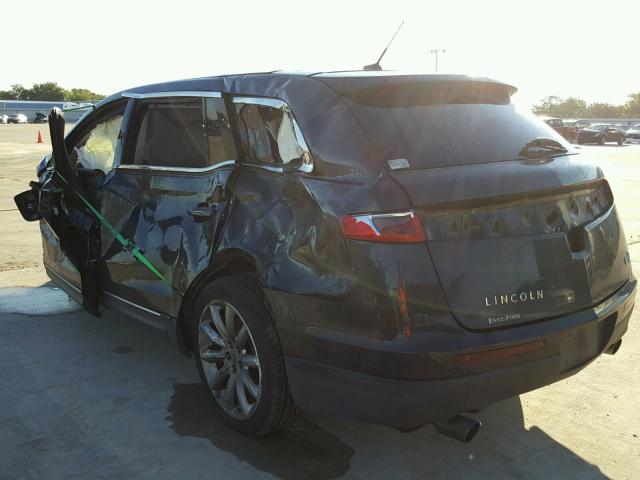 2LMHJ5FR6ABJ11641 - 2010 LINCOLN MKT BLACK photo 3