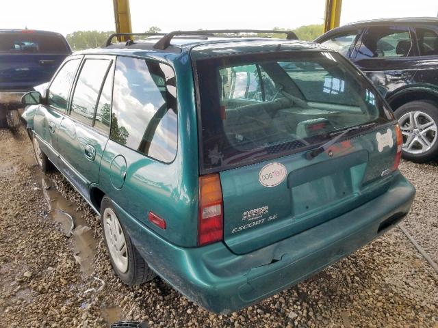 3FALP15P3WR150378 - 1998 FORD ESCORT SE GREEN photo 3