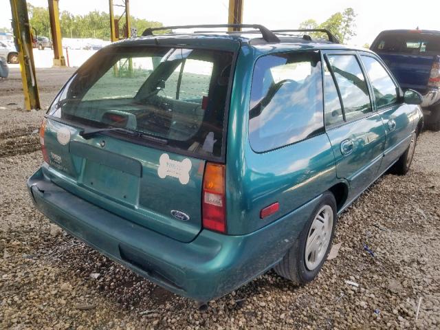 3FALP15P3WR150378 - 1998 FORD ESCORT SE GREEN photo 4