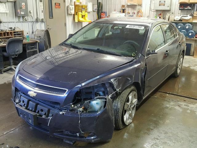 1G1ZC5EB1AF132715 - 2010 CHEVROLET MALIBU 1LT BLUE photo 2