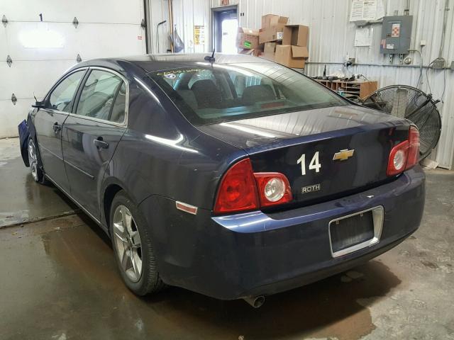 1G1ZC5EB1AF132715 - 2010 CHEVROLET MALIBU 1LT BLUE photo 3