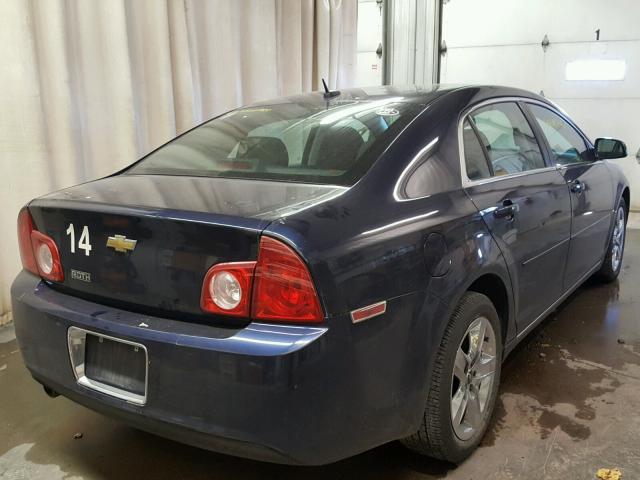 1G1ZC5EB1AF132715 - 2010 CHEVROLET MALIBU 1LT BLUE photo 4