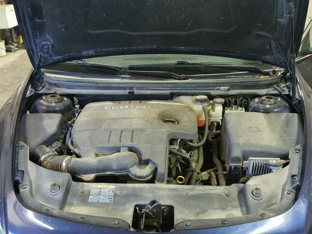 1G1ZC5EB1AF132715 - 2010 CHEVROLET MALIBU 1LT BLUE photo 7