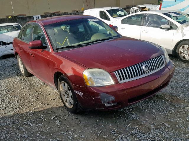 1MEHM40197G610874 - 2007 MERCURY MONTEGO LU RED photo 1