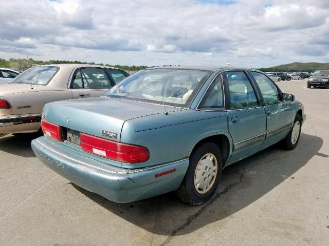 2G4WB52K8T1446854 - 1996 BUICK REGAL CUST GREEN photo 4