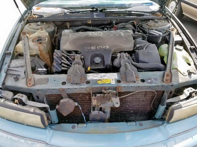 2G4WB52K8T1446854 - 1996 BUICK REGAL CUST GREEN photo 7