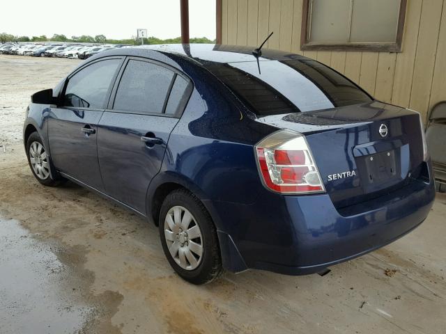 3N1AB61E48L739580 - 2008 NISSAN SENTRA 2.0 BLUE photo 3