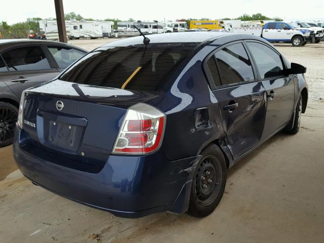 3N1AB61E48L739580 - 2008 NISSAN SENTRA 2.0 BLUE photo 4